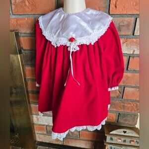 Vintage Allison Ann Velour Dress